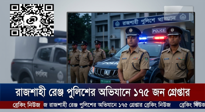 রাজশাহী রেঞ্জ পুলিশের অভিযান